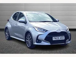 Silver Used 2025 Toyota Yaris Hybrid Hatchback | £22,999 (A bit pricey)