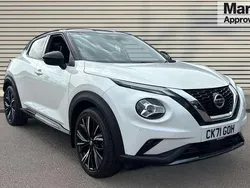 White Used 2021 Nissan Juke Tekna+ SUV | £13,710 (Fair price)