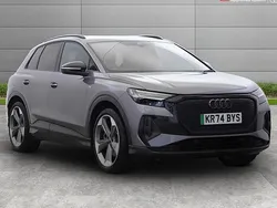 Grey Used 2024 Audi Q4 e-tron Black Edition SUV | £39,999 (A bit pricey)