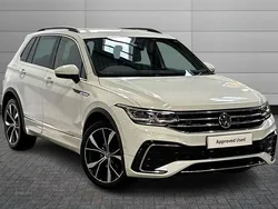 White Used 2022 VW Tiguan R-line SUV | £26,991 (Fair price)