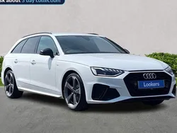 White Used 2020 Audi A4 Black Edition Estate | £21,299 (Fair price)