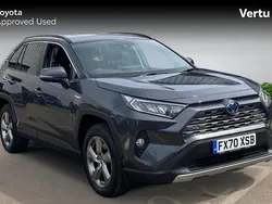 Grey Used 2020 Toyota RAV4 Hybrid Design SUV | £25,636 (Fair price)