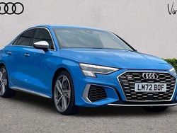 Blue Used 2022 Audi S3 Comfort Sedan | £33,314 (Fair price)