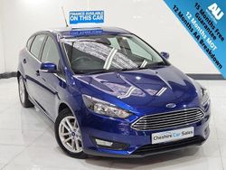 Blue Used 2016 Ford Focus Zetec Hatchback | £5,200 (Fair price)