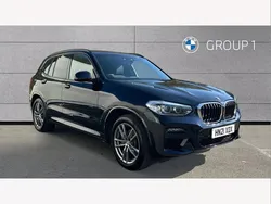 Black Used 2021 BMW X3 M Sport SUV | £28,795 (Fair price)