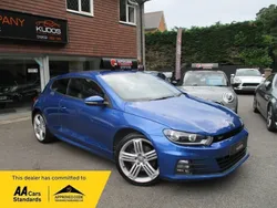 Blue Used 2015 VW Scirocco R-line Coupe | £10,495 (Fair price)