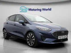 Blue Used 2022 Ford Fiesta Titanium Hatchback | £11,500 (Good price)