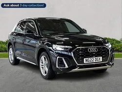 Black Used 2022 Audi Q5 S-Line SUV | £31,810 (Fair price)
