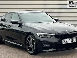 Black Used 2020 BMW 320 M Sport Sedan | £21,422 (Fair price)