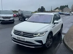 White Used 2021 VW Tiguan Elegance SUV | £21,999 (Good price)