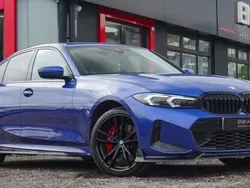 Blue Used 2022 BMW 330e M Sport Sedan | £32,445 (Expensive)