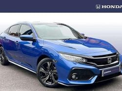 Brilliant sporty blue Used 2019 Honda Civic Sport Plus Hatchback | £15,000 (Fair price)