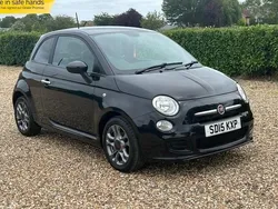 Black Used 2015 Fiat 500 S Hatchback | £3,999 (Fair price)