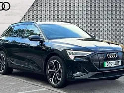 Black Used 2021 Audi e-tron Black Edition SUV | £26,792 (Fair price)