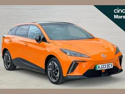 Orange Used 2023 MG MG4 EV Trophy Hatchback | £16,581 (Fair price)