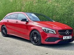 Red Used 2017 Mercedes CLA220 AMG line Sedan | £14,195 (Fair price)
