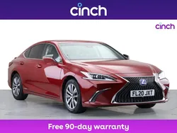 Red Used 2020 Lexus ES300H Sedan | £19,599 (Expensive)