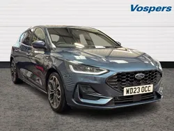 Blue Used 2023 Ford Focus ST-Line X Hatchback | £17,700 (Fair price)