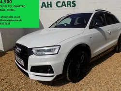 White Used 2017 Audi Q3 Black Edition SUV | £14,500 (Fair price)