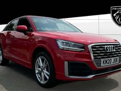 Red Used 2020 Audi Q2 S-Line SUV | £18,961 (Fair price)