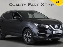 Black Used 2018 Nissan Qashqai N-Connecta SUV | £9,500 (Good price)