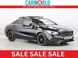 Black Used 2018 Mercedes CLA200 AMG line Coupe | £16,990 (Fair price)