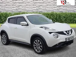 White Used 2017 Nissan Juke Tekna SUV | £8,695 (Fair price)