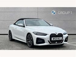 Mineral white Used 2021 BMW 420 M Sport Cabriolet | £26,395 (Good price)