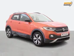 Orange Used 2024 VW T-Cross Black Edition SUV | £20,495 (Fair price)