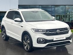 Pure white Used 2022 VW T-Cross R-line SUV | £20,007 (Fair price)