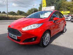 Red Used 2015 Ford Fiesta Titanium Hatchback | £5,295 (A bit pricey)