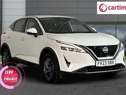 White Used 2023 Nissan Qashqai Acenta Premium SUV | £18,399 (Good price)