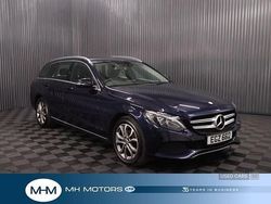 Blue Used 2017 Mercedes C200 Estate | £10,995 (Good price)