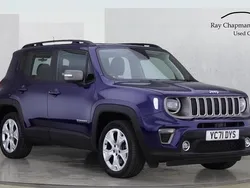 Blue Used 2021 Jeep Renegade Limited SUV | £15,650 (Good price)