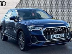 Navarra blue metallic Used 2021 Audi Q3 S-Line SUV | £22,638 (Good price)