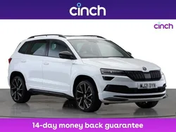 White Used 2021 Skoda Karoq SportLine SUV | £21,499 (Fair price)