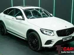 White Used 2017 Mercedes GLC250 AMG line Coupe | £24,995 (Expensive)