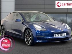 Blue Used 2019 Tesla Model 3 Performance Sedan | £15,990 (Fair price)