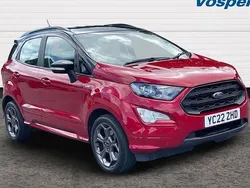 Red Used 2022 Ford Ecosport ST-Line SUV | £15,000 (Fair price)