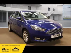 Blue Used 2015 Ford Focus Titanium Hatchback | £6,995 (Good price)