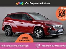Red Used 2023 Hyundai Tucson N Line SUV | £26,197 (Fair price)