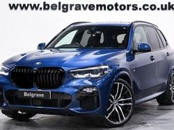 Blue Used 2021 BMW X5 M Sport SUV | £42,980 (Good price)