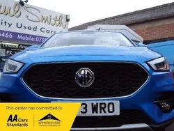 Battersea blue metallic Used 2023 MG ZS Exclusive Sedan | £16,500 (Fair price)