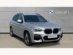 Silver Used 2021 BMW X3 M Sport SUV | £27,995 (Good price)