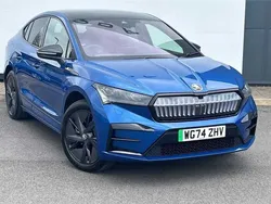 Blue Used 2024 Skoda Enyaq iV vRS SUV | £38,995