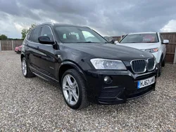 Black Used 2012 BMW X3 M Sport SUV | £8,495 (Fair price)