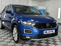 Blue Used 2021 VW T-Roc SEL SUV | £19,991 (Good price)