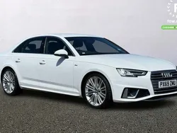 White Used 2019 Audi A4 S-Line Sedan | £17,799 (Good price)