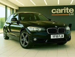 Black Used 2018 BMW 118 Sport Line Hatchback | £8,995 (Good price)
