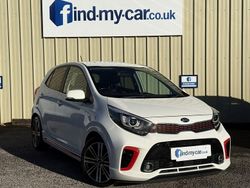 White Used 2017 Kia Picanto GT-Line Hatchback | £8,499 (A bit pricey)